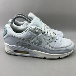 Nike Air Max 90 Running Shoes Women Size 9.5 Light Blue Casual Comfort Sneakers